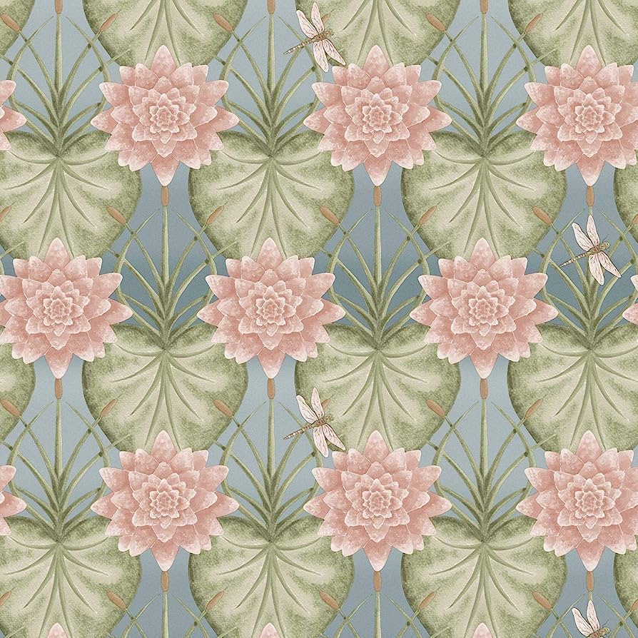 894x894 The Chateau By Angel Strawbridge The Lily Garden Wallpaper Eau De NIL LIY EDN WP