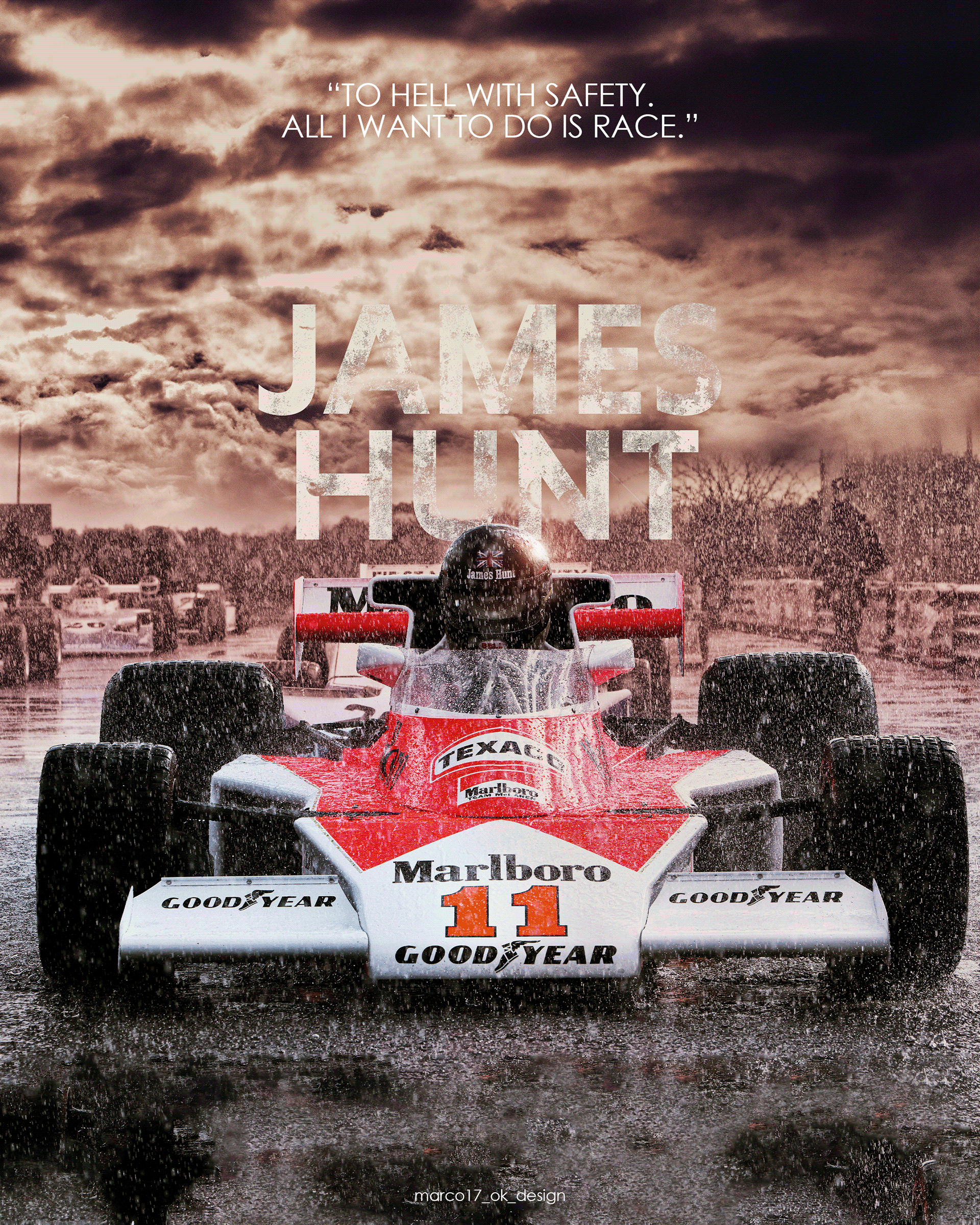 1920x2400 James Hunt McLaren Artwork / Wallpaper