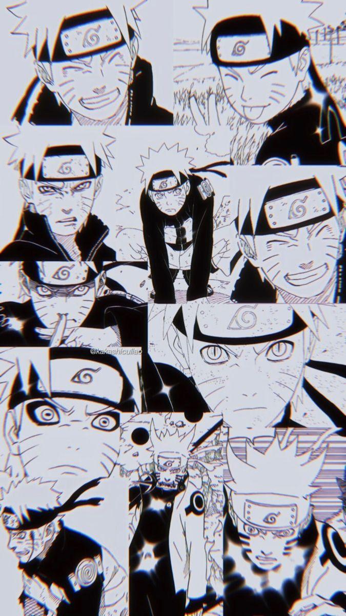675x1200 Naruto Collage Desktop Wallpaper