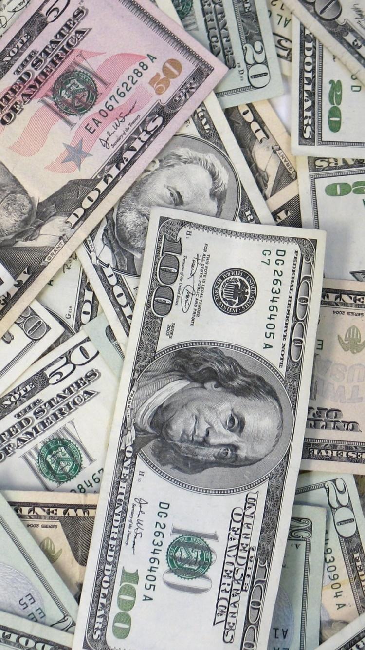 750x1334 Man Made Dollar Phone Wallpaper, Money