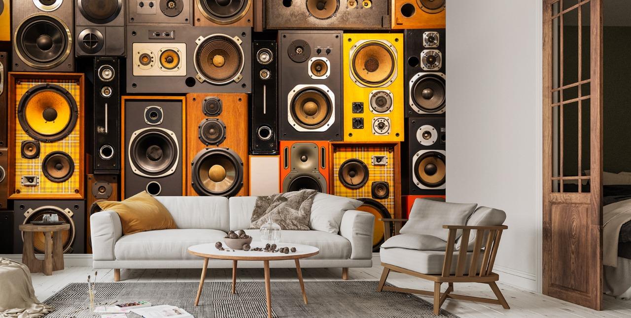 1280x645 Retro Vintage Sound Speakers Wallpaper