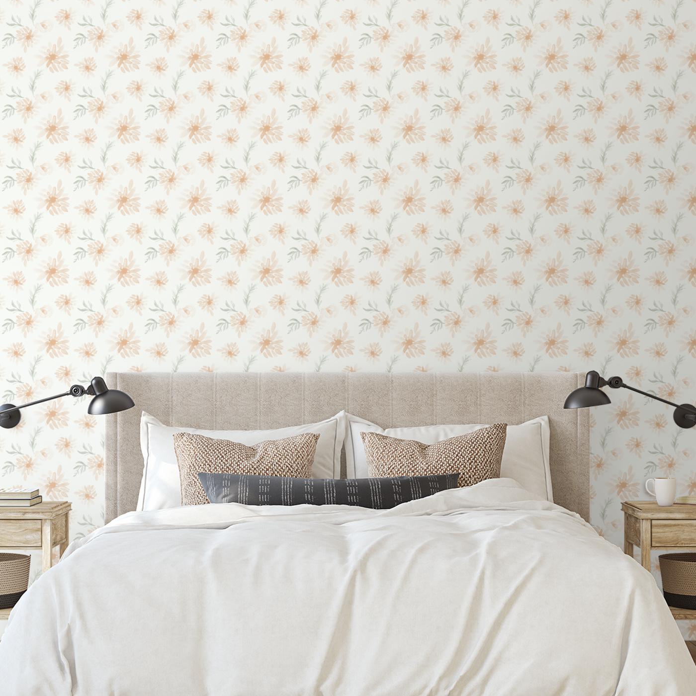1400x1400 Vintage Garden Florals Peel And Stick