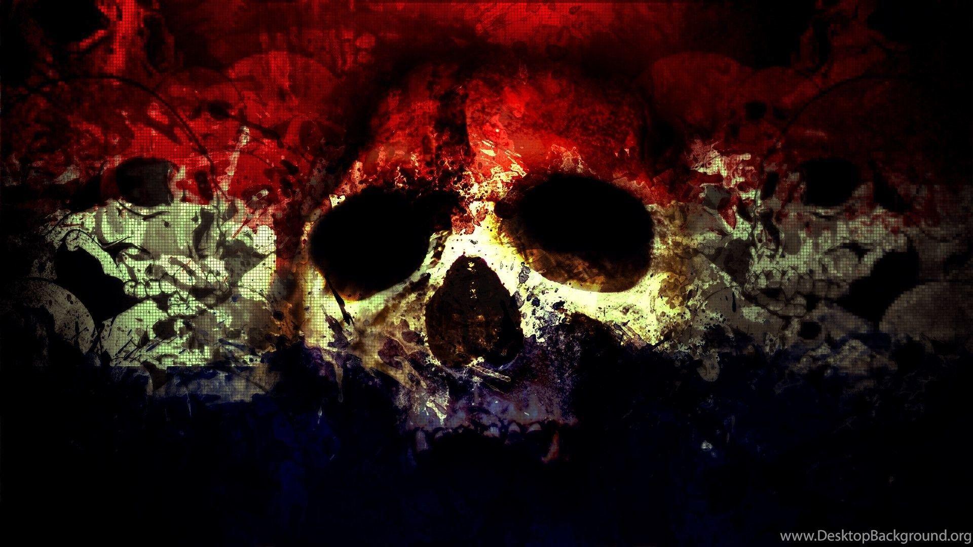 1920x1080 Skull Wallpaper HD Desktop Background