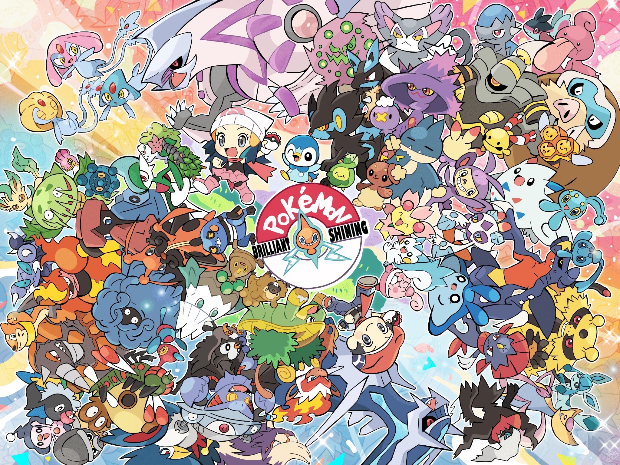 2048x1536 Pokémon: Diamond and Pearl HD Wallpaper