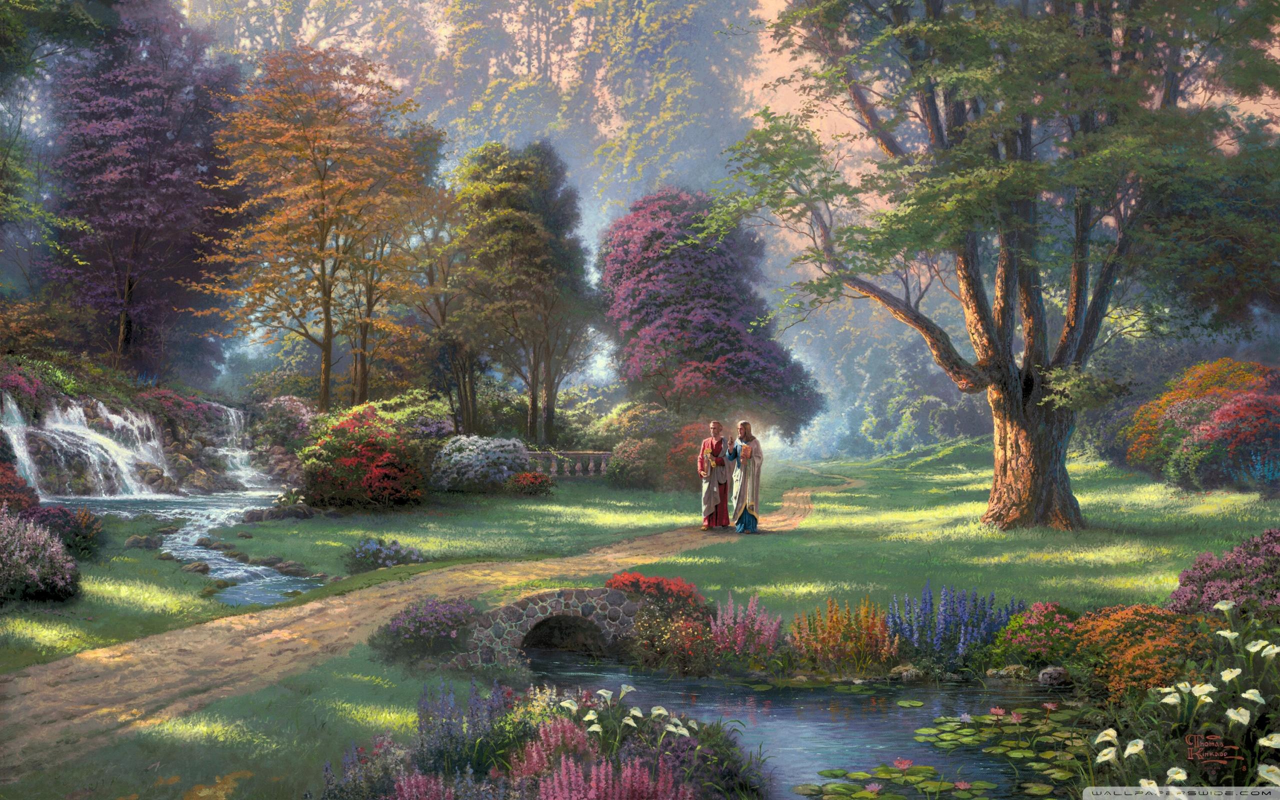 2560x1600 Thomas Kinkade 4K HD Desktop Wallpaper
