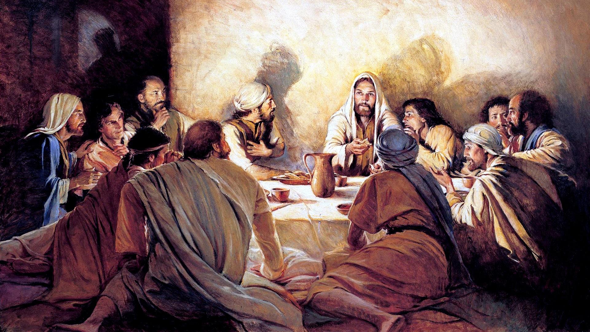 1920x1080 Risen Jesus and His Disciples