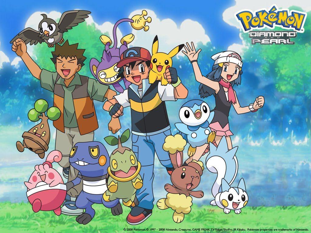 1024x768 Pokémon DP Wallpaper