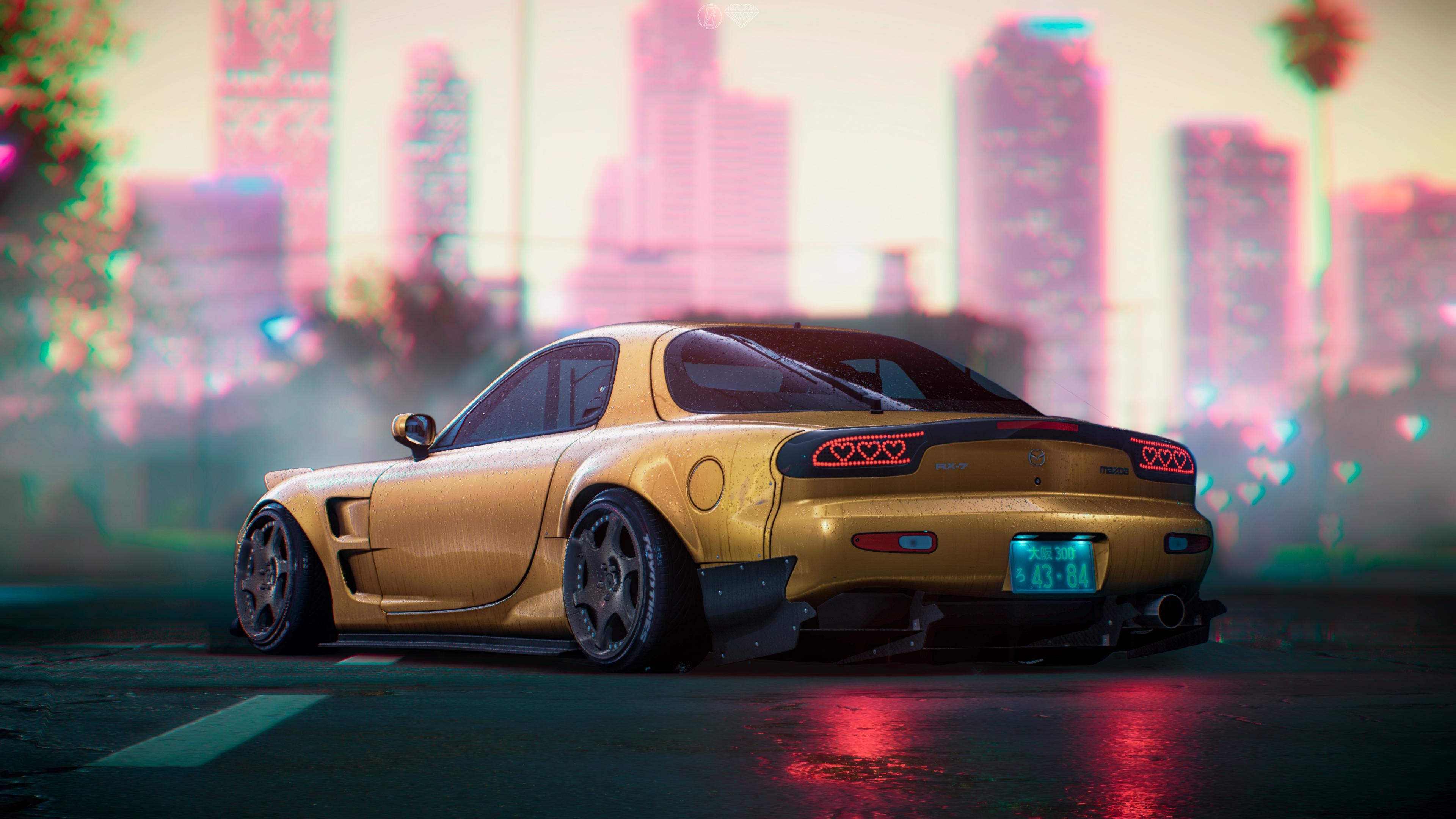 3840x2160 Mazda RX7 FD Wallpaper