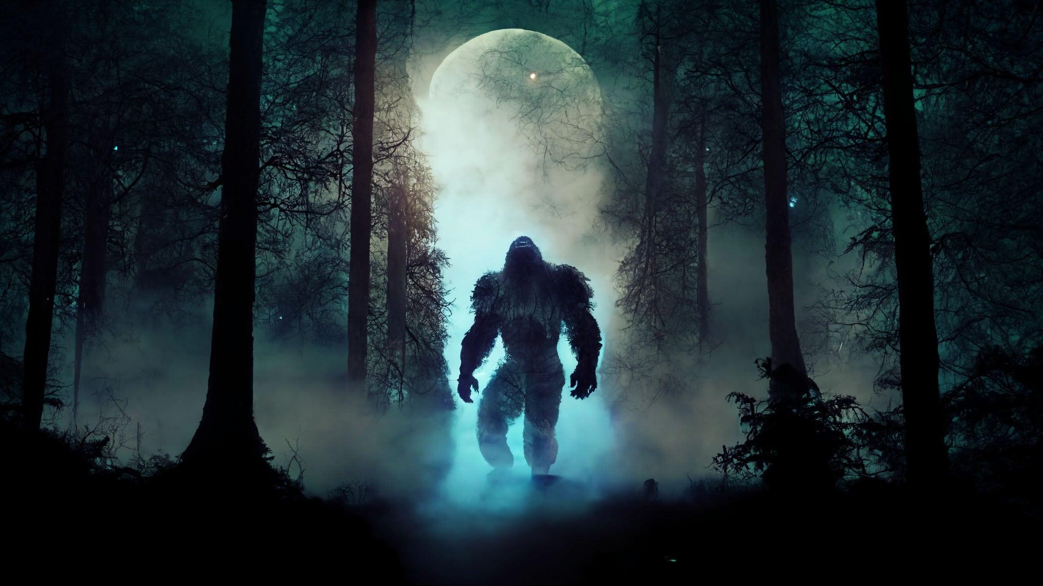 2048x1152 Sasquatch Bigfoot Computer iPad