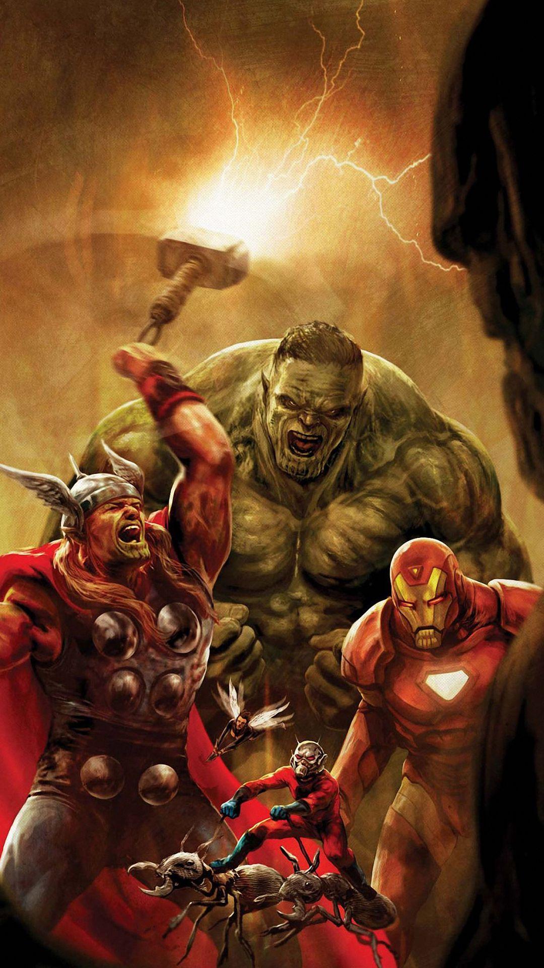 1080x1920 Avengers iPhone Wallpaper HD