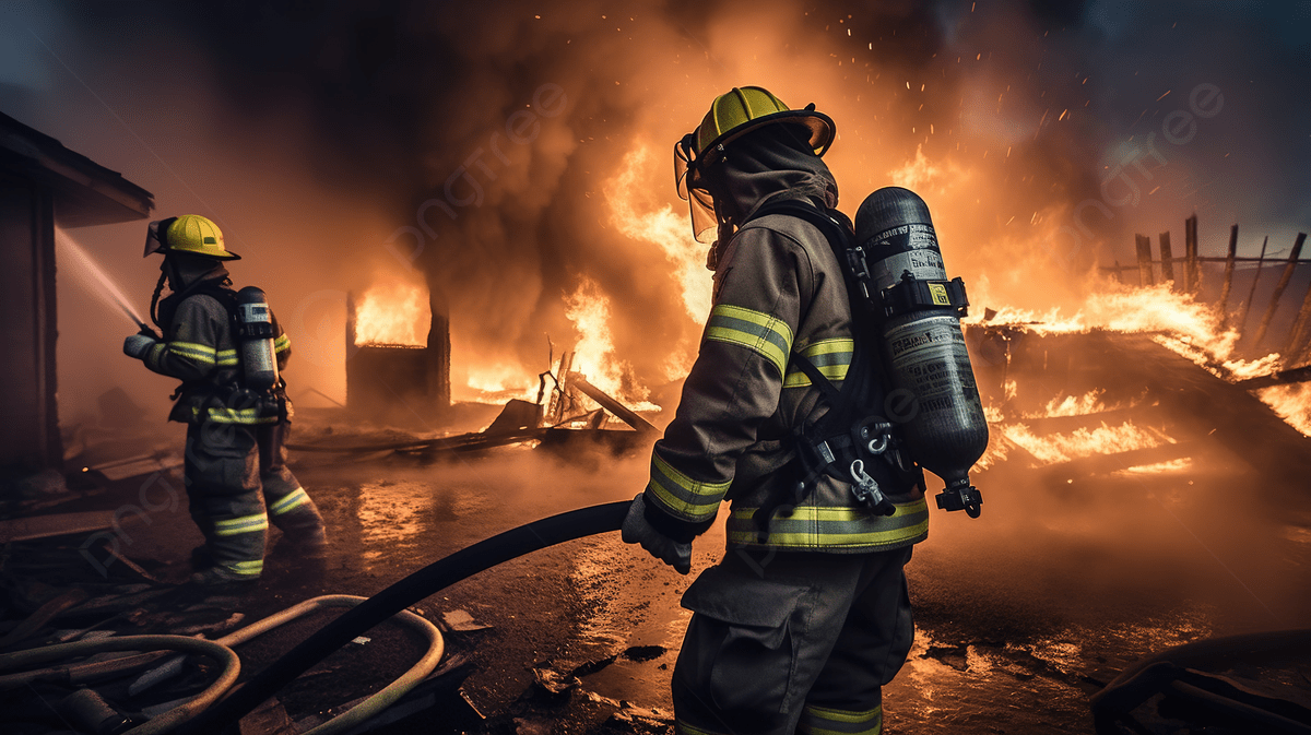 1200x673 Firefighters Fire Fighting Background