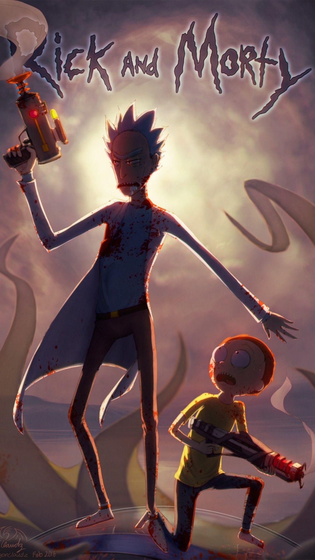 1080x1920 HD Rick And Morty Cartoon iPhone Wallpaper 3D iPhone Wallpaper