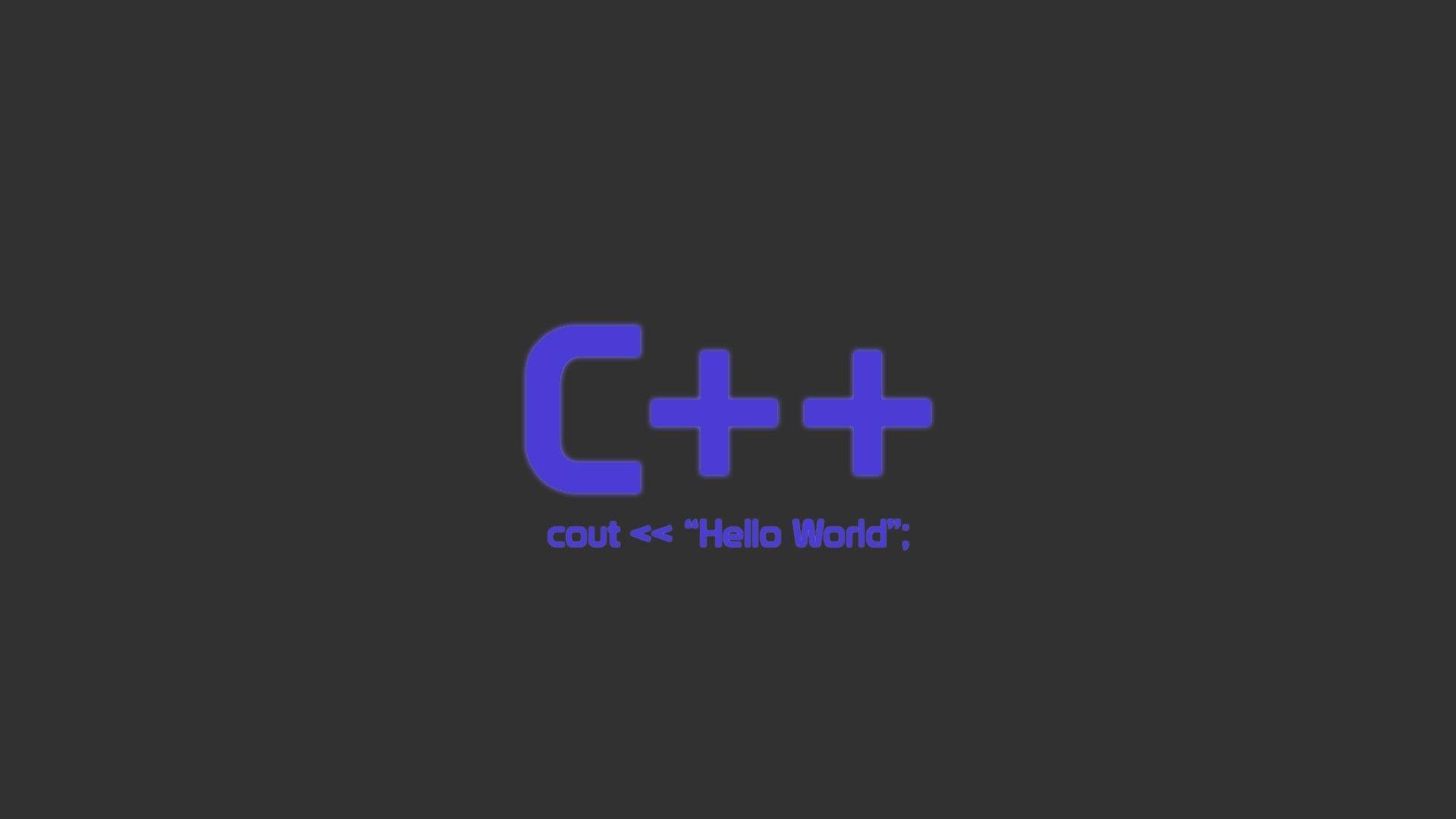 1920x1080 C++ Wallpaper
