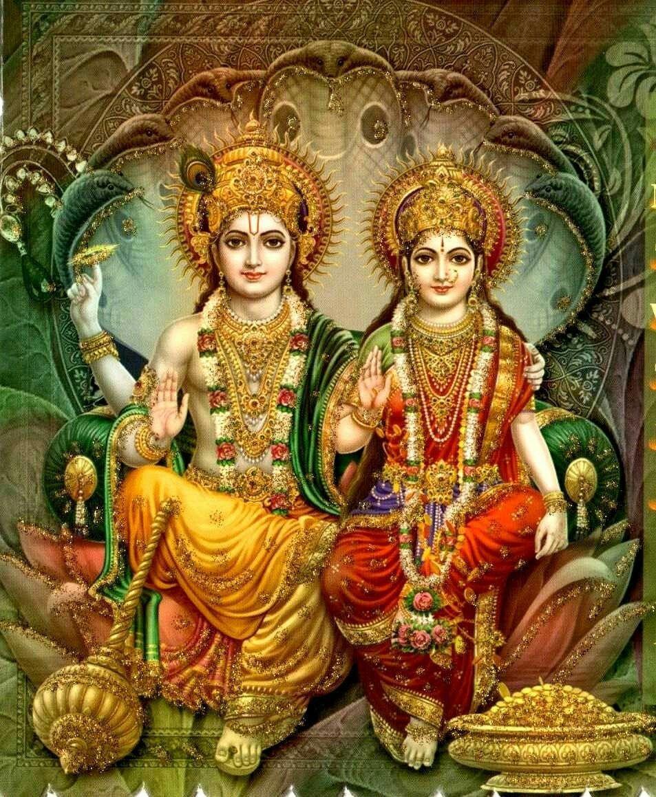 953x1159 Vishnu Laxmi Wallpaper