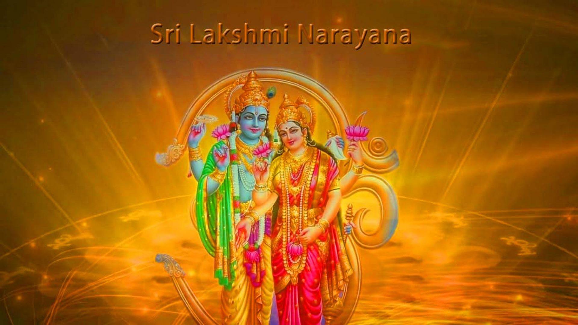 1920x1080 Vishnu Lakshmi Image Free Download