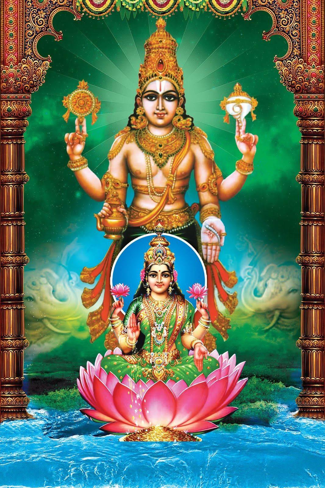 1066x1600 Download Laxmi Narayan Vishnu Standing