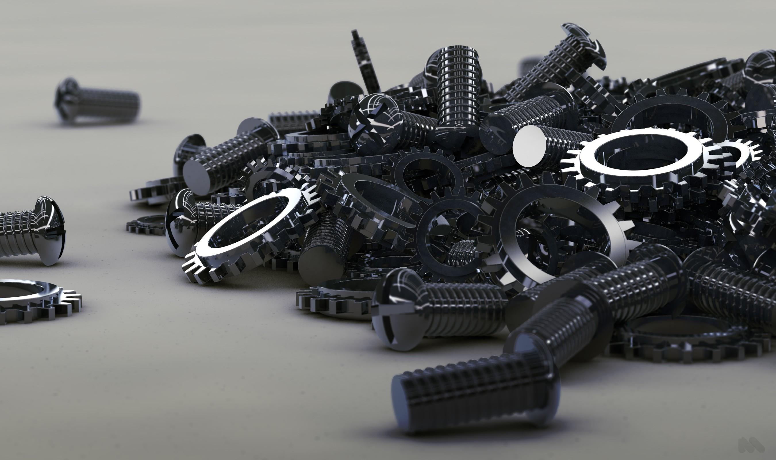 2700x1600 Free download Bolt Nuts Wallpaper