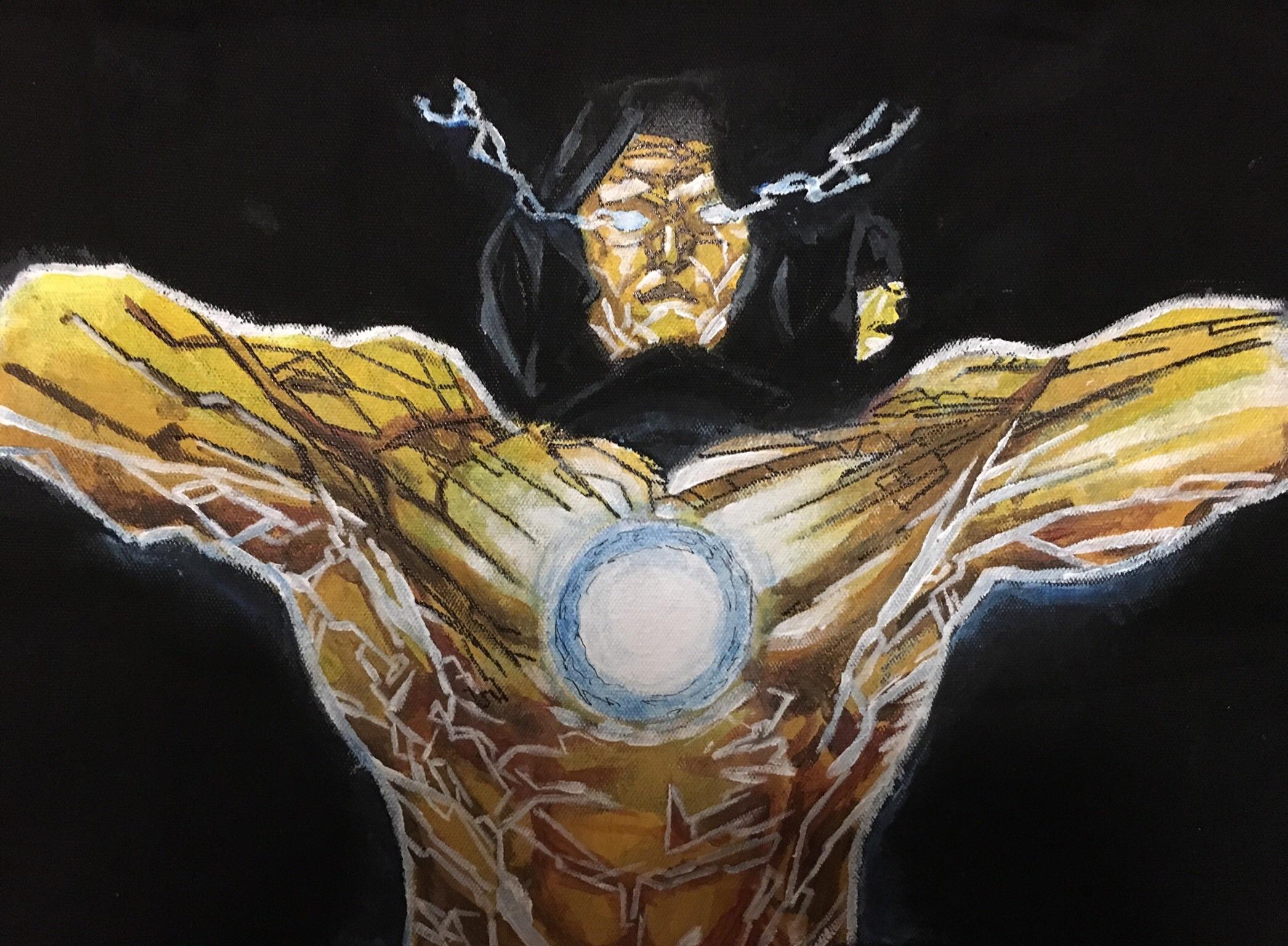 2092x1536 Painting of the Living Tribunal I made