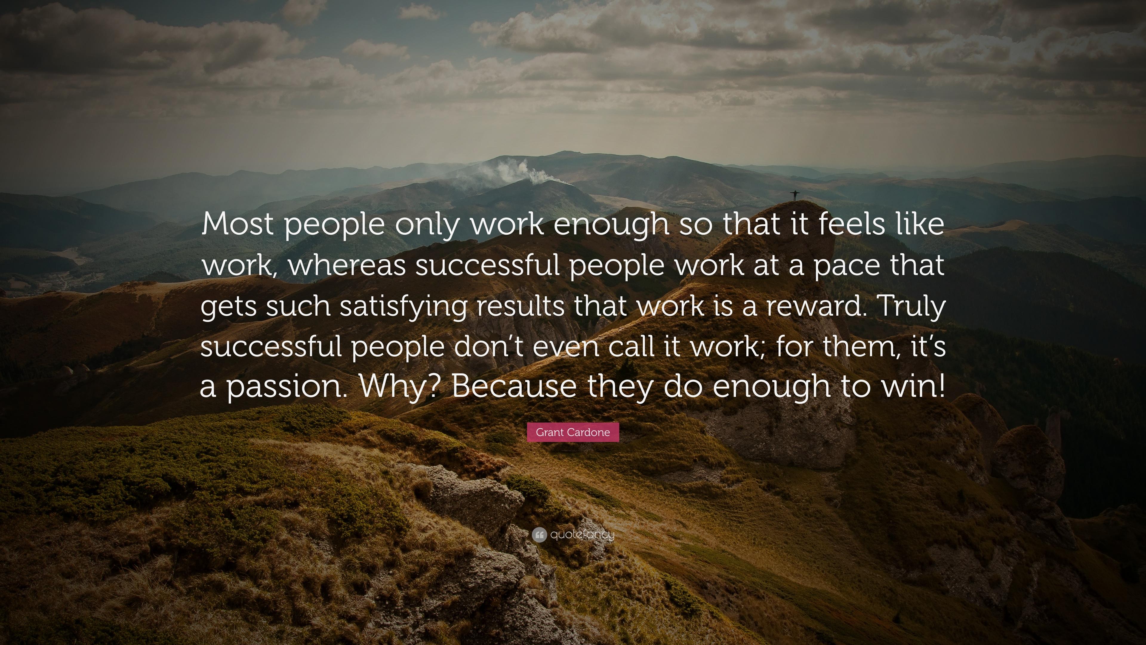 3840x2160 Grant Cardone Quote: “Most people only