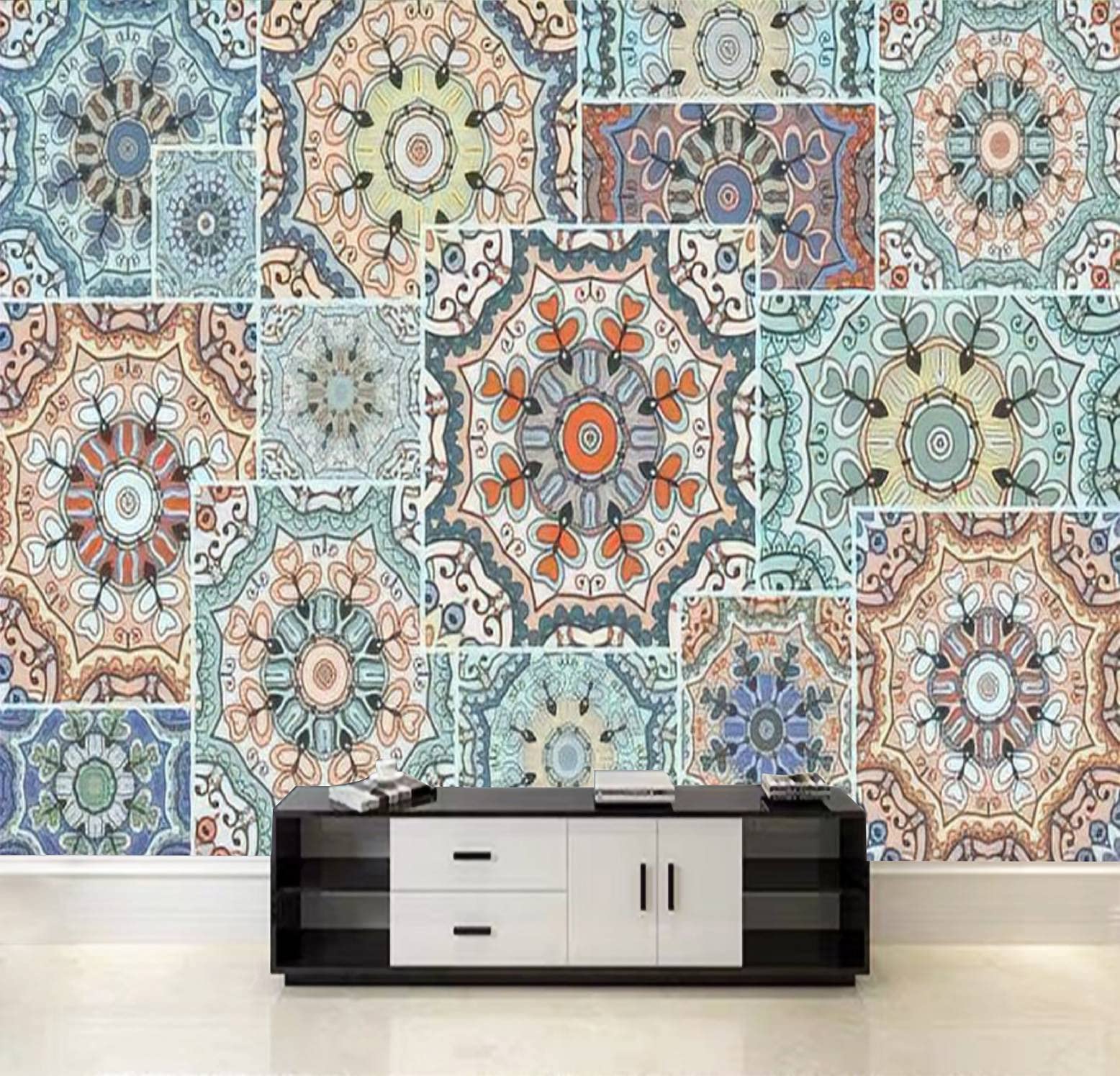 1556x1495 Wallpaper Wall Sticker patchwork quilt