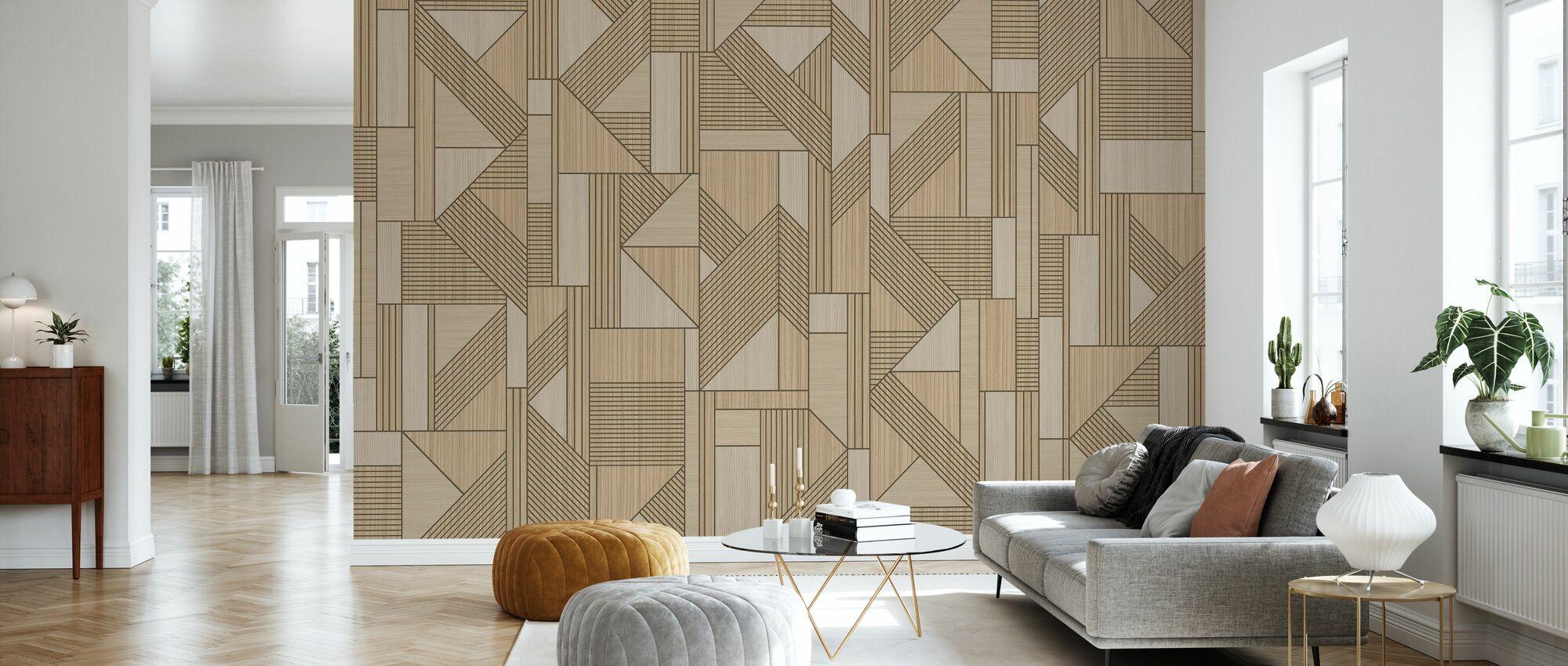 2000x850 Wooden Wall Patchwork