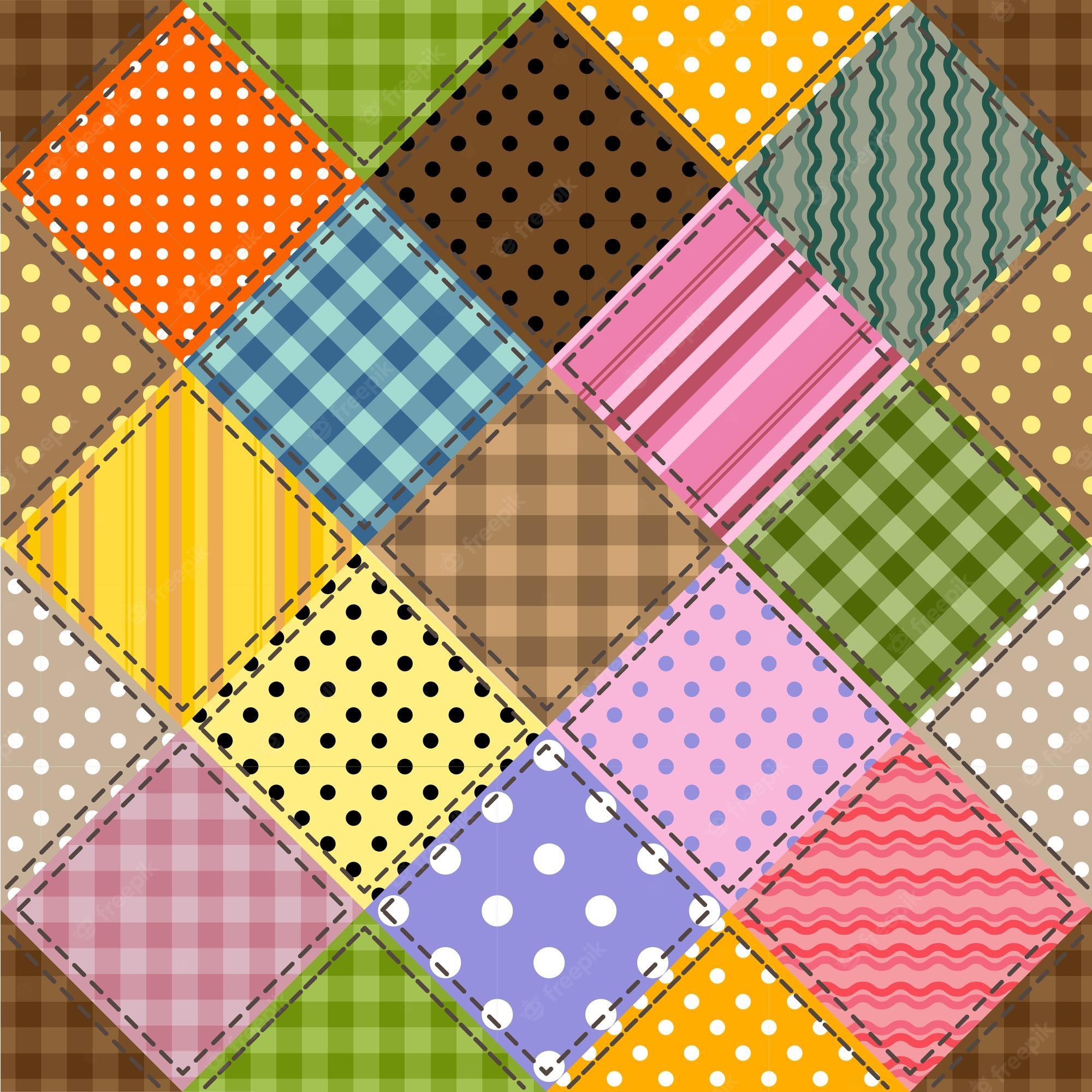 2000x2000 Seamless vector background of square