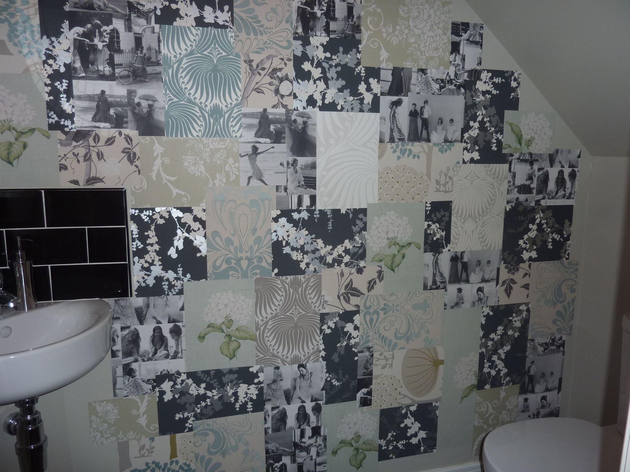 2048x1536 Patchwork wallpaper DIY- free samples