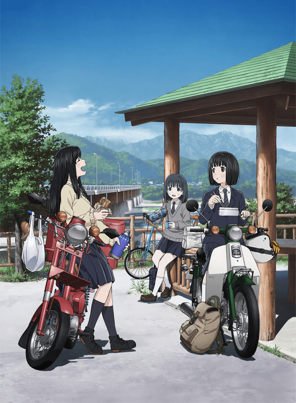 1000x1361 Super Cub Anime Wallpaper