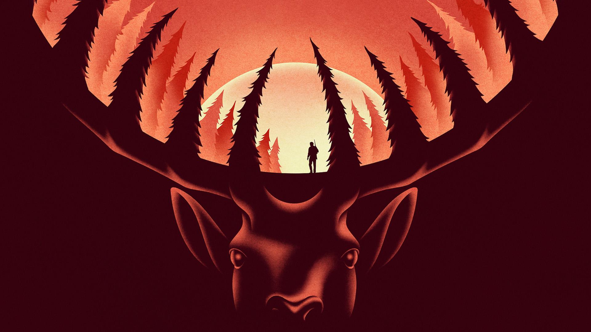 1920x1080 The Deer Hunter HD Wallpaper