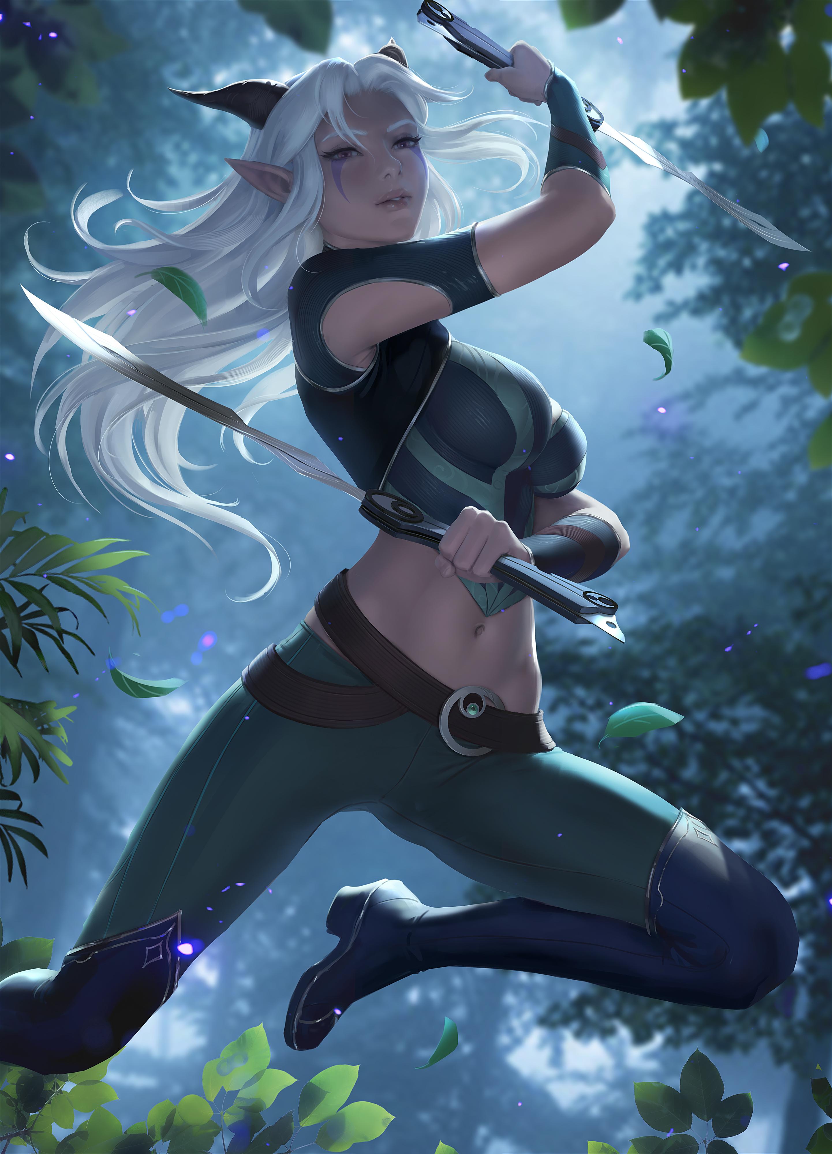 2883x4000 Rayla The Dragon Prince Fantasy Girl