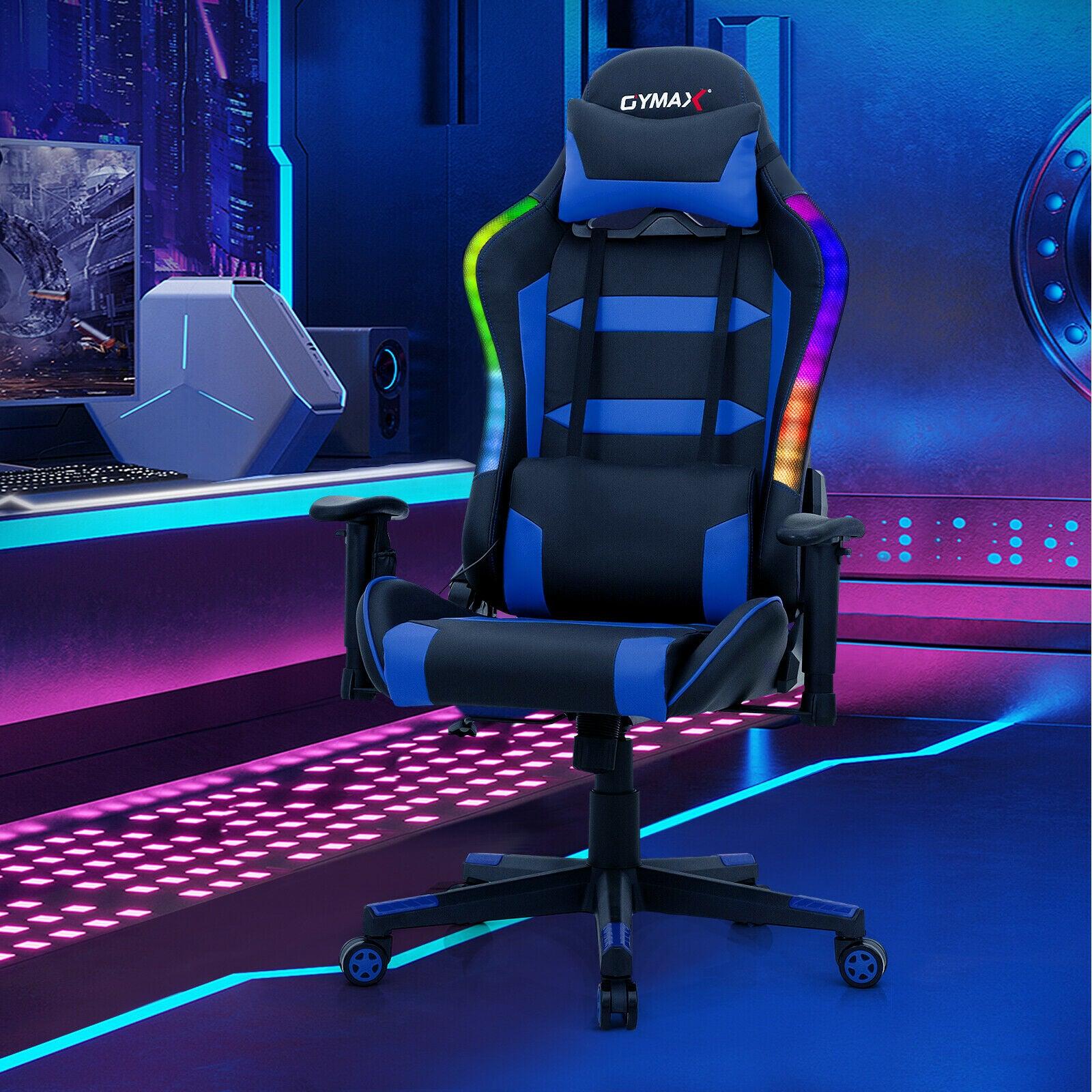 1600x1600 Flashing Gaming Chair. Ergonomic