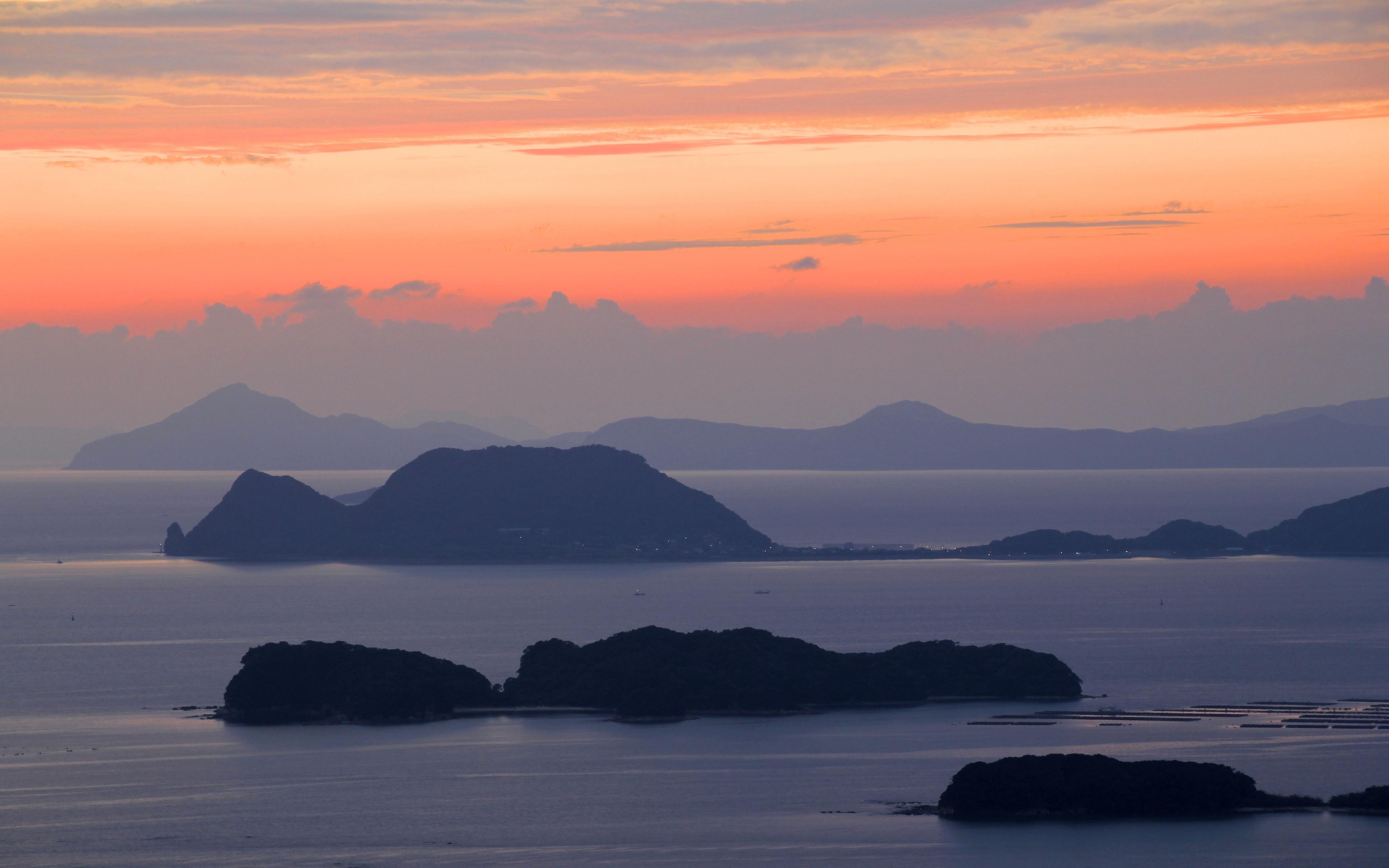 3840x2400 Islands Wallpaper 4K, Kujūku Islands