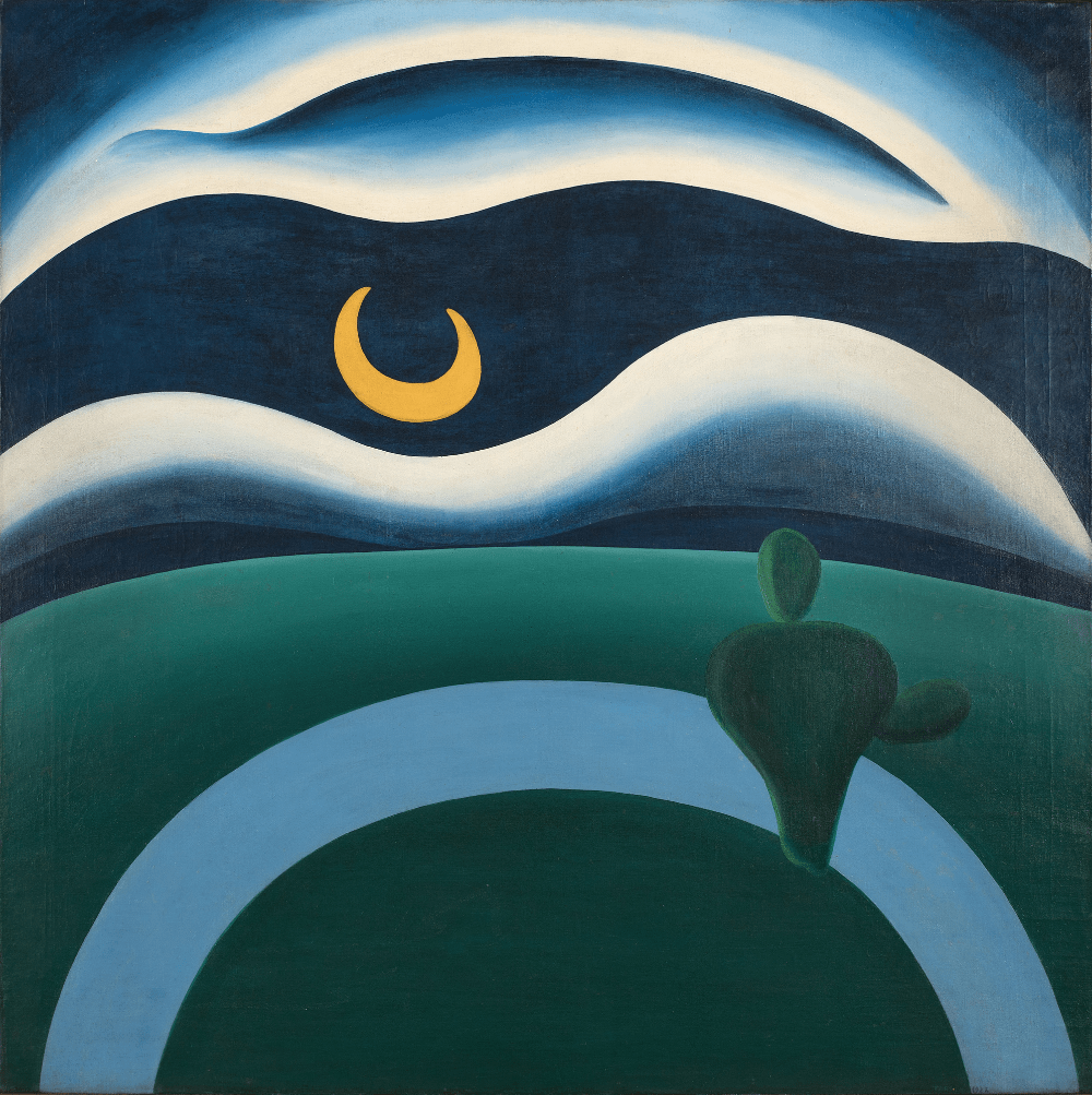 1000x1003 Tarsila do Amaral's A Lua The Moon