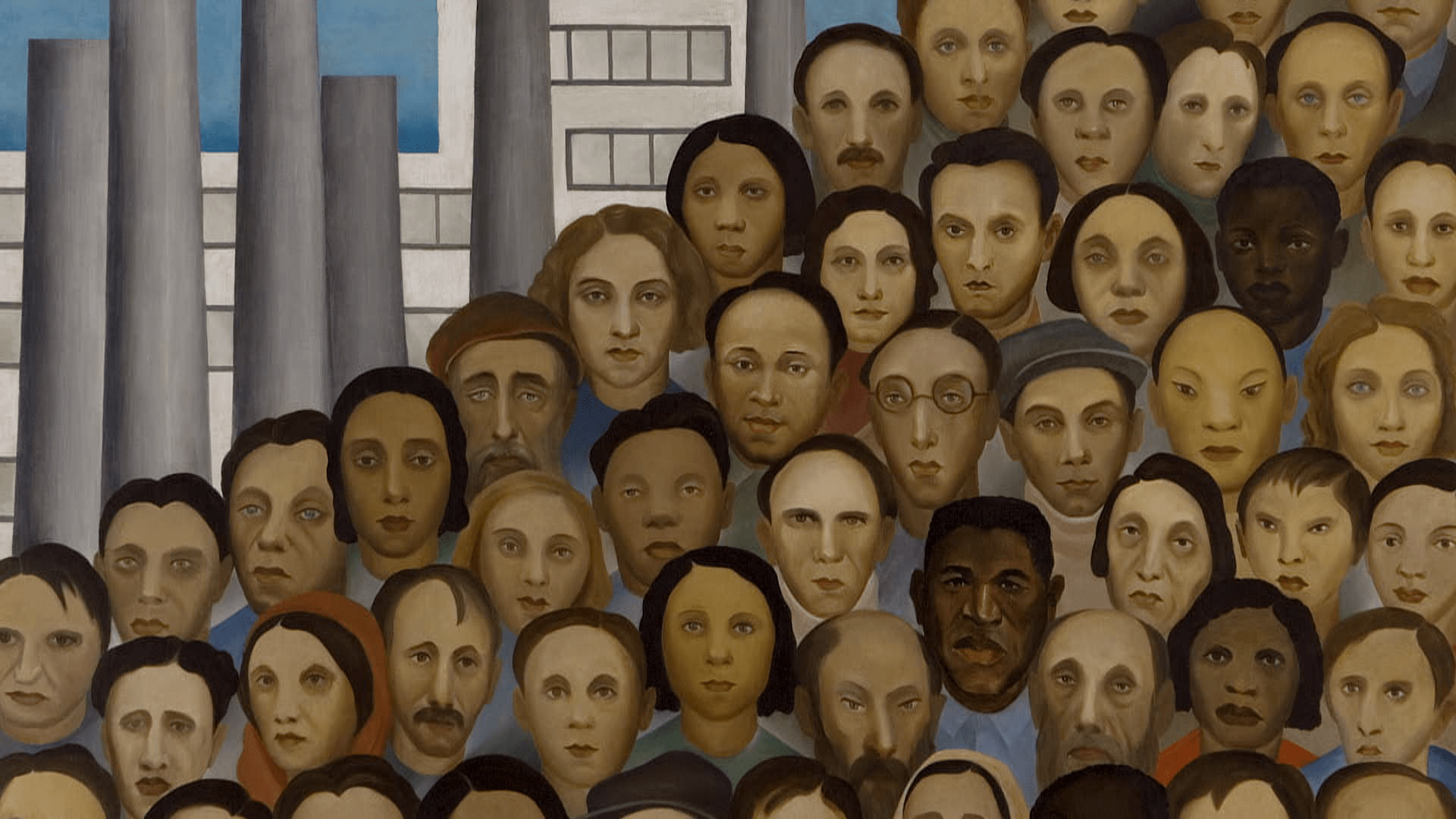 1920x1080 Tarsila do Amaral, Operários, 1933