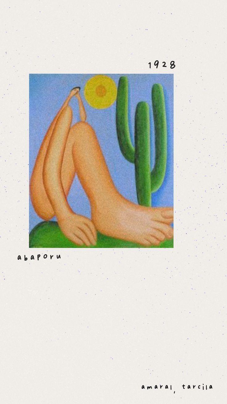 736x1308 Abaporu wallpaper. Pedido de casamento, Trabalho de arte, Tarsila do amaral