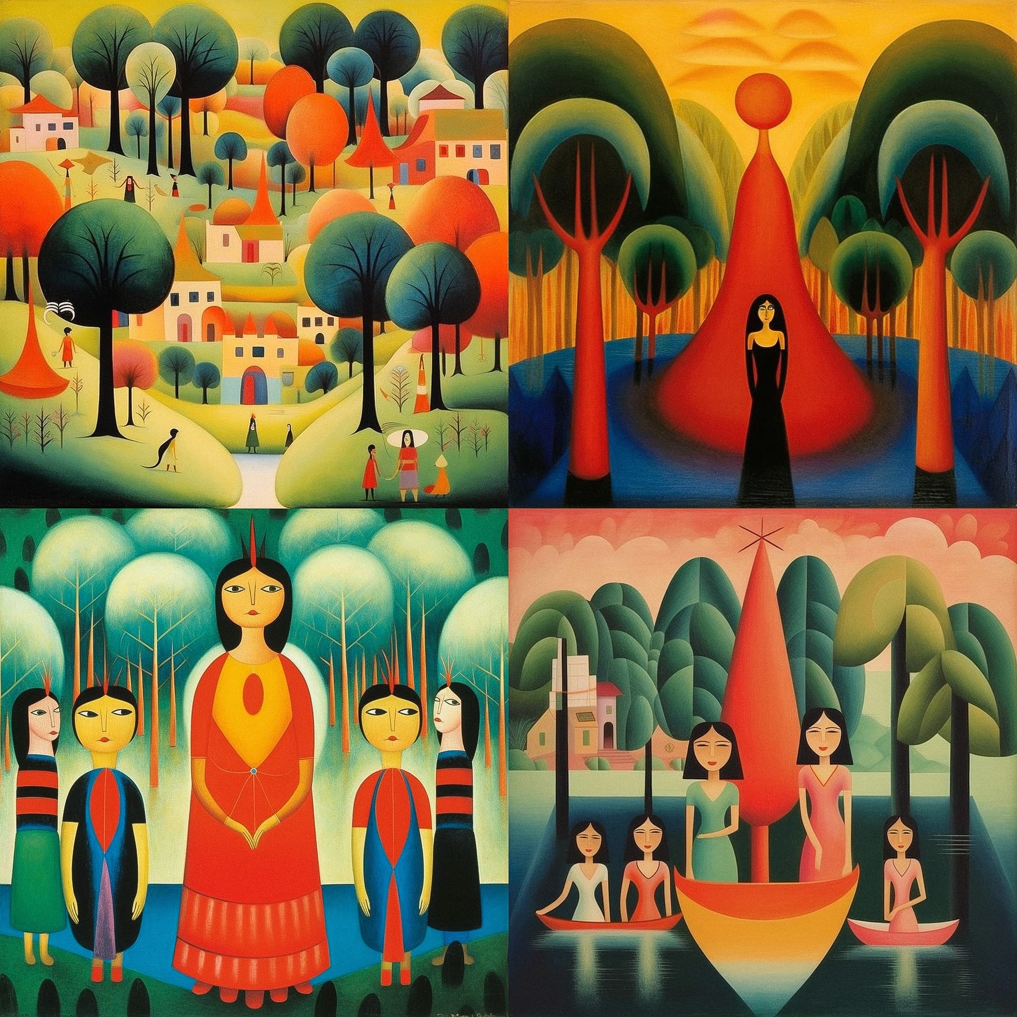 2048x2048 Tarsila do Amaral Midjourney style