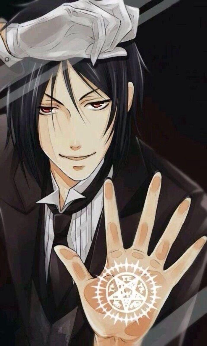 700x1167 anime trap phone wallpaper anime behind glass lock screen sebastian