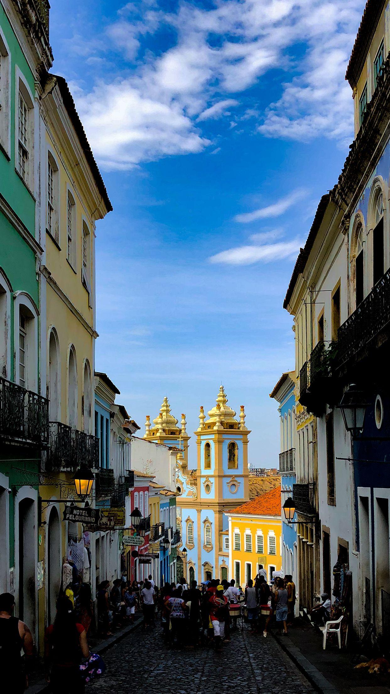 1242x2208 Wallpaper Pelourinho. Cidade salvador