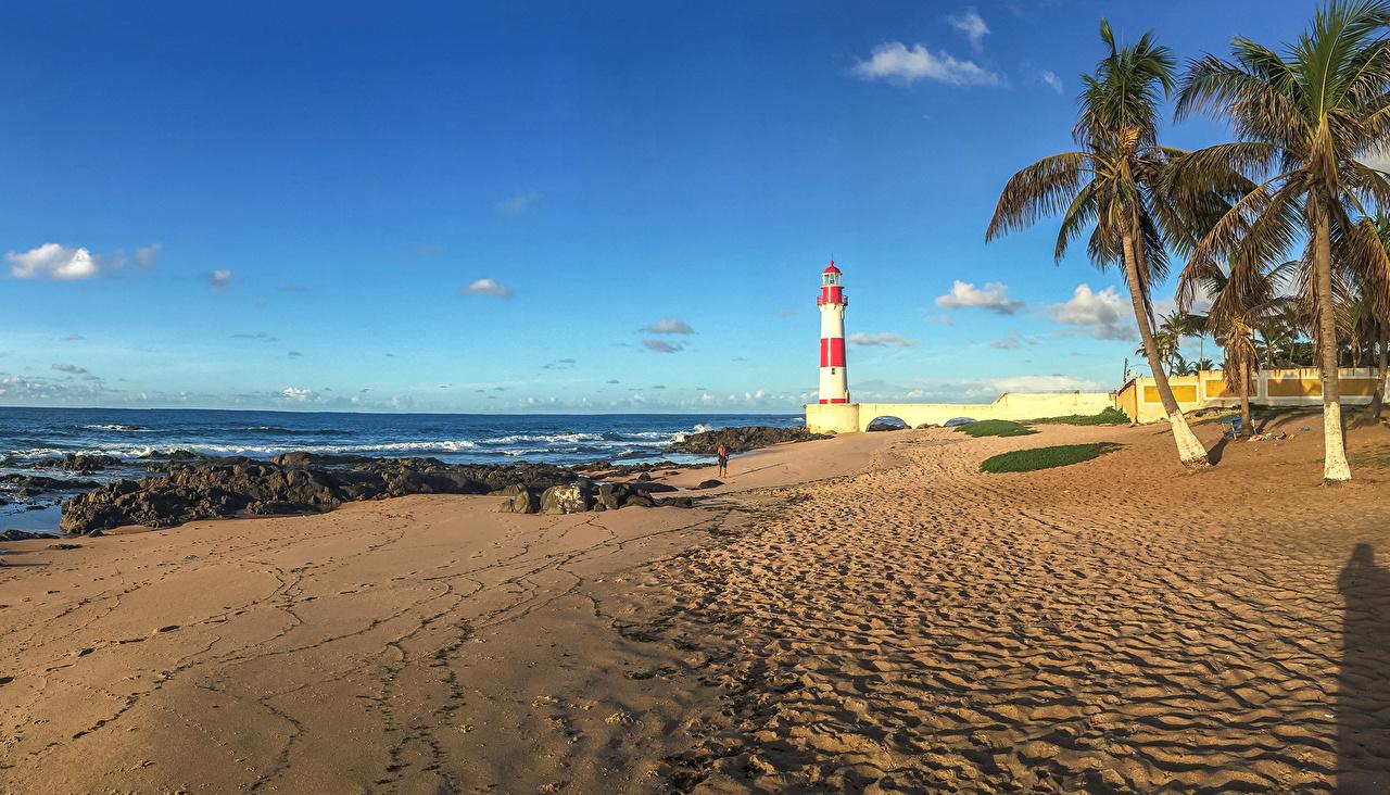 1280x732 Photos Brazil Salvador Bahia Beach