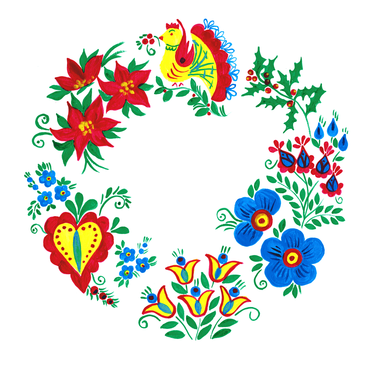 1280x1280 Free Slavic Pattern & Folk Art Image
