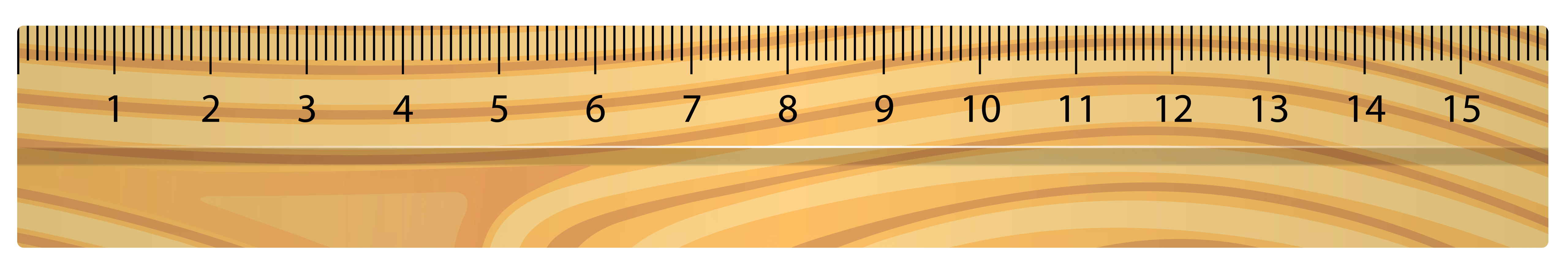 5119x880 Ruler PNG Transparent Image