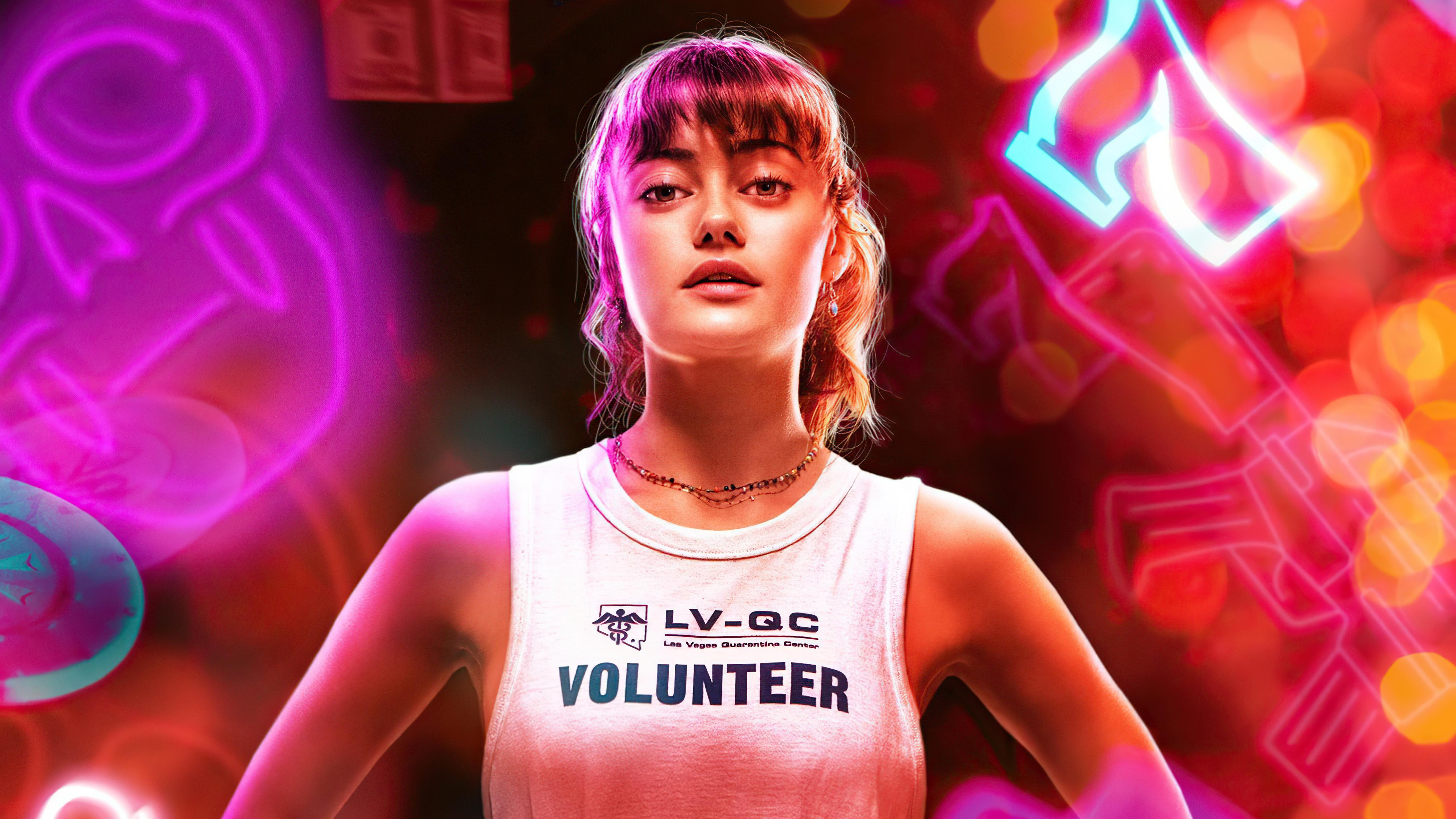 5120x2880 Wallpaper Ella Purnell Army of The Dead