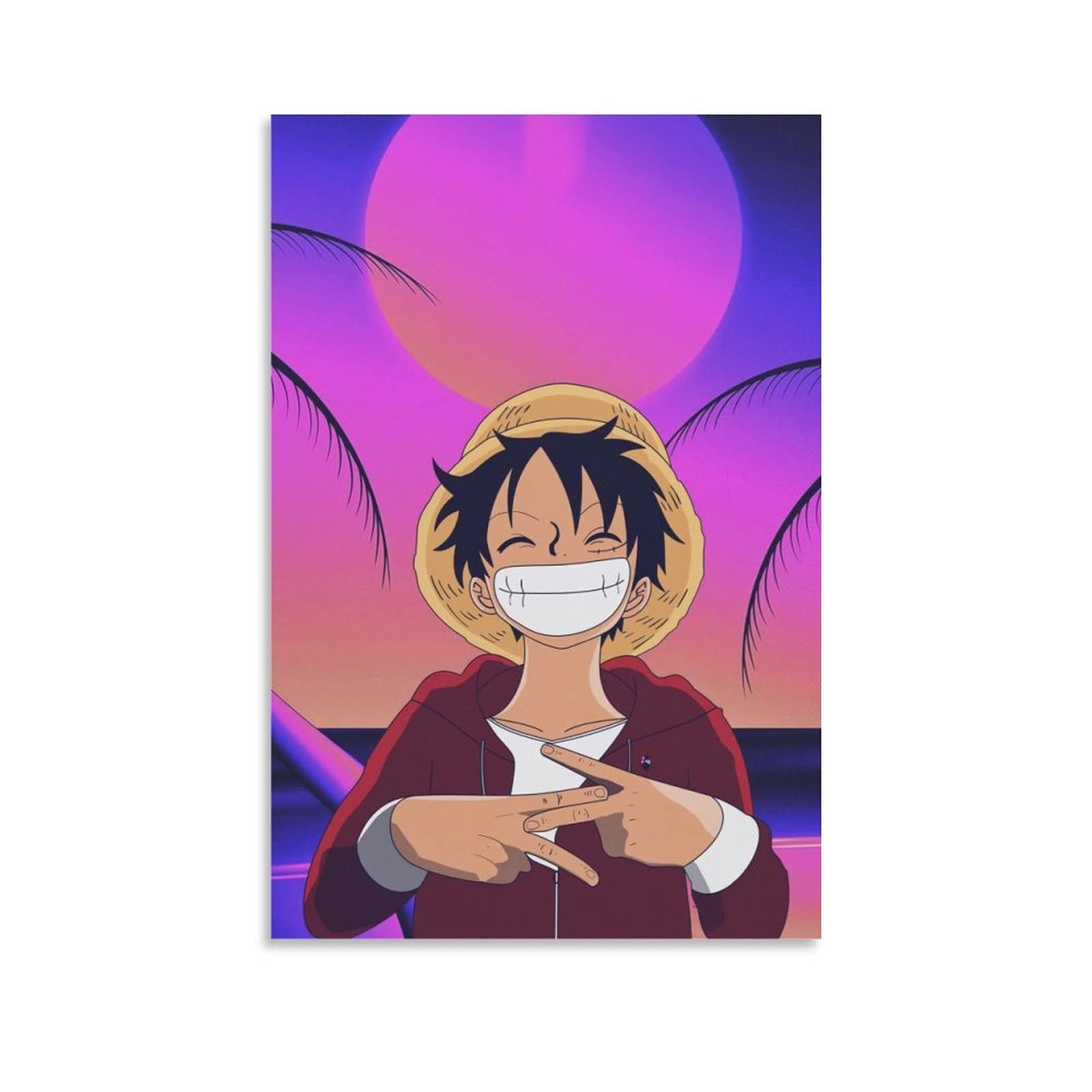 1600x1600 Anime Poster One Piece Luffy Smile