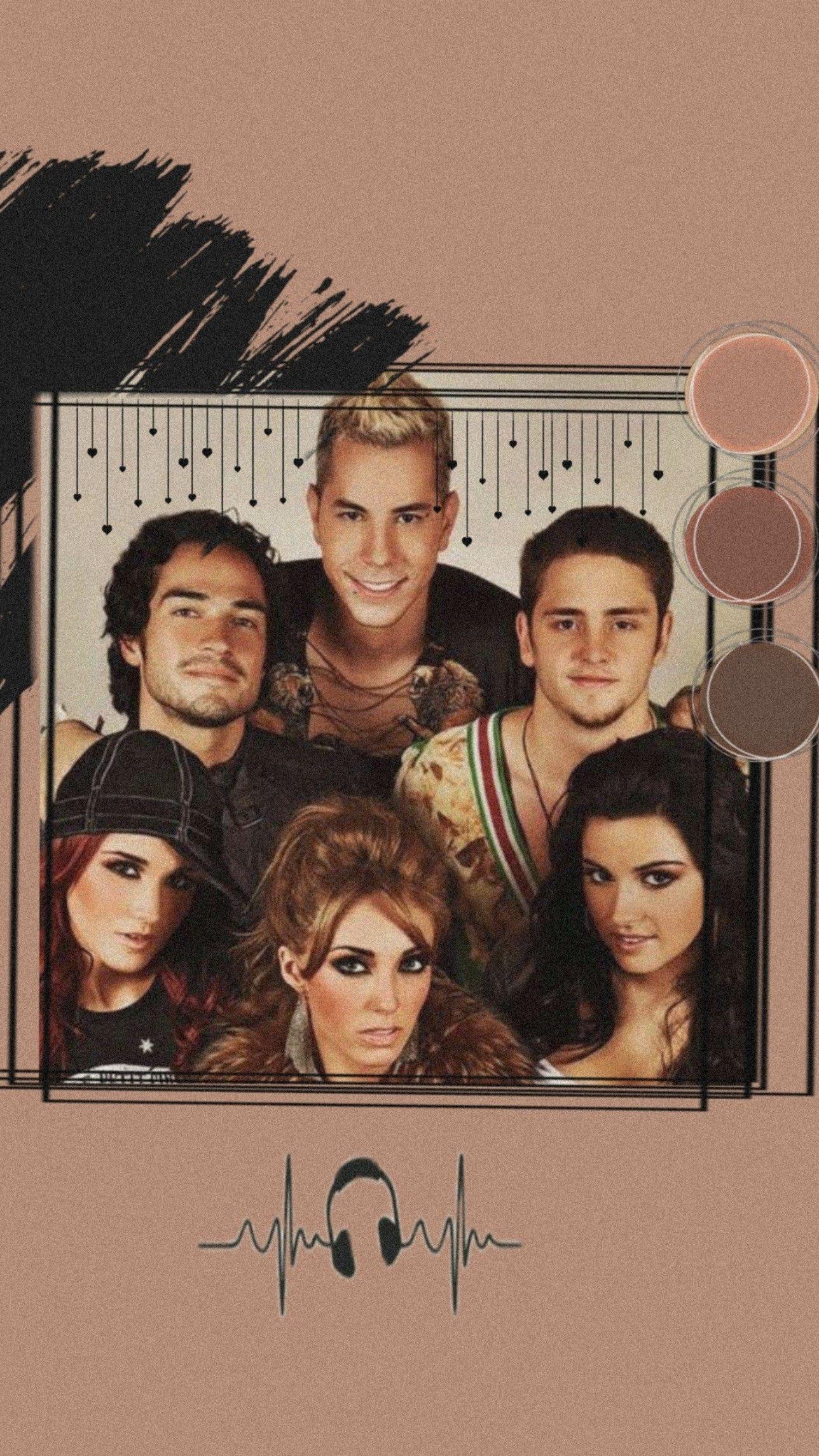 1288x2289 Grupo RBD wallpaper. Cantores, Novelas