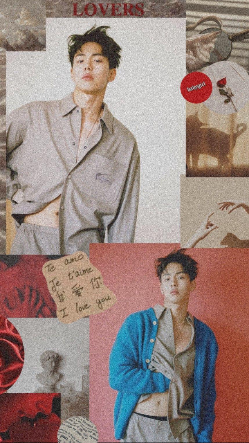858x1526 Shownu Wallpaper Aesthetic. Shownu