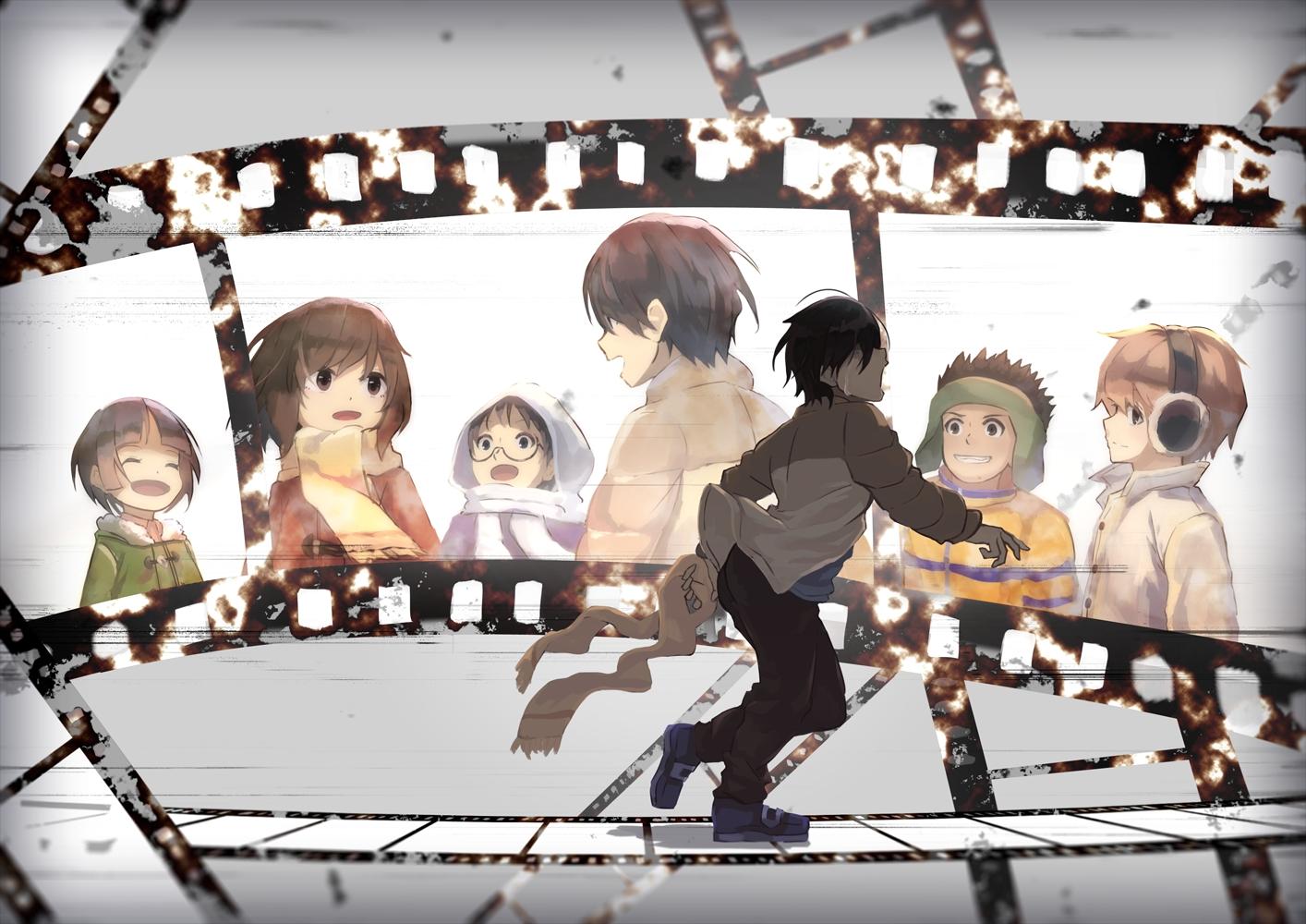 1414x1000 Boku Dake ga Inai Machi Wallpaper