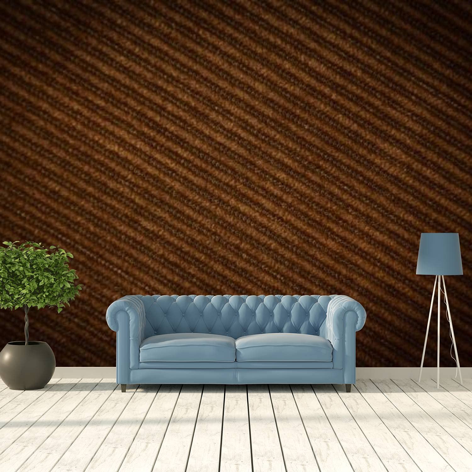 1500x1500 Brown Ribbed Corduroy Background