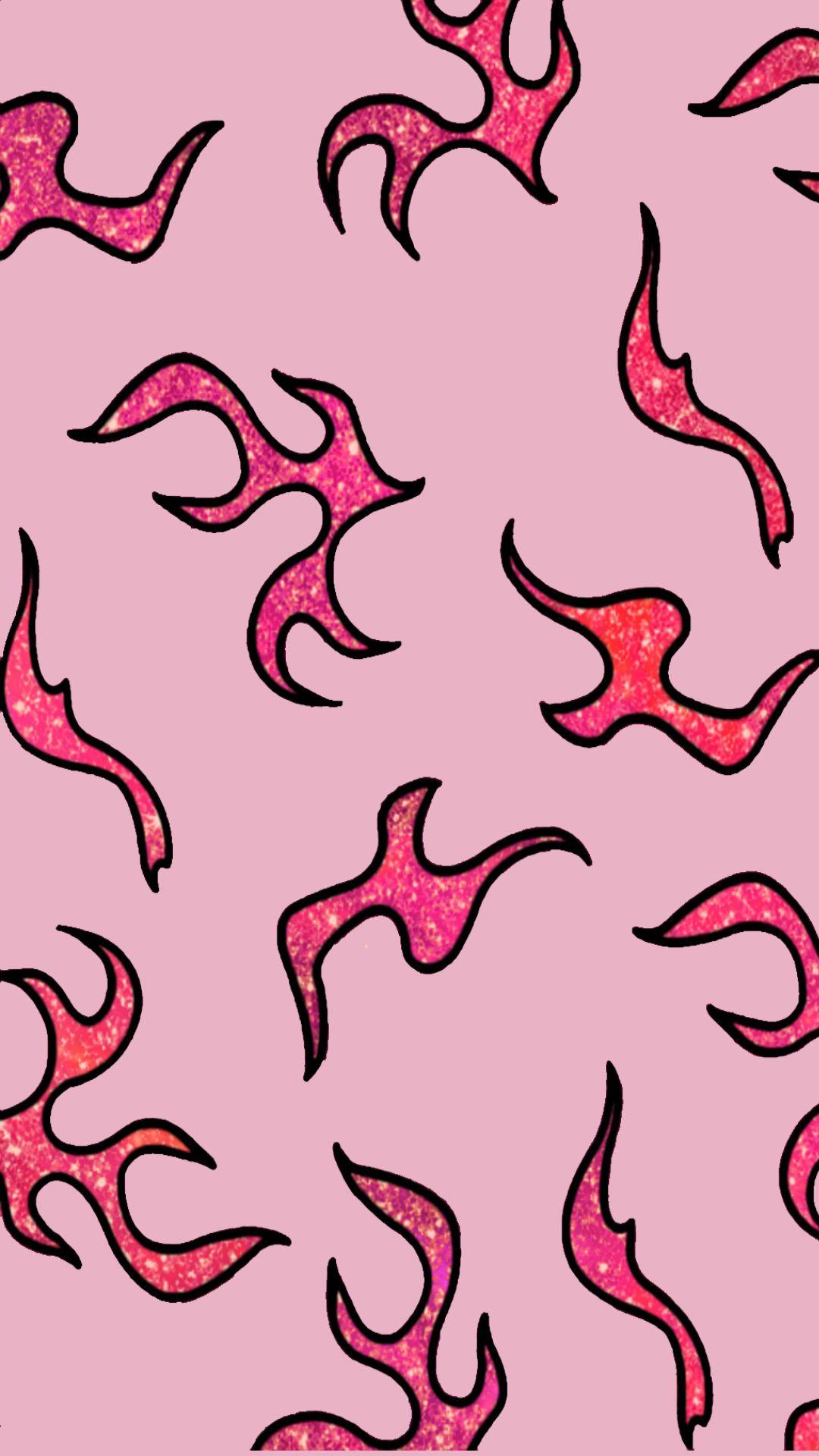 Hot Pink Fabric Wallpaper and Home Decor  Spoonflower
