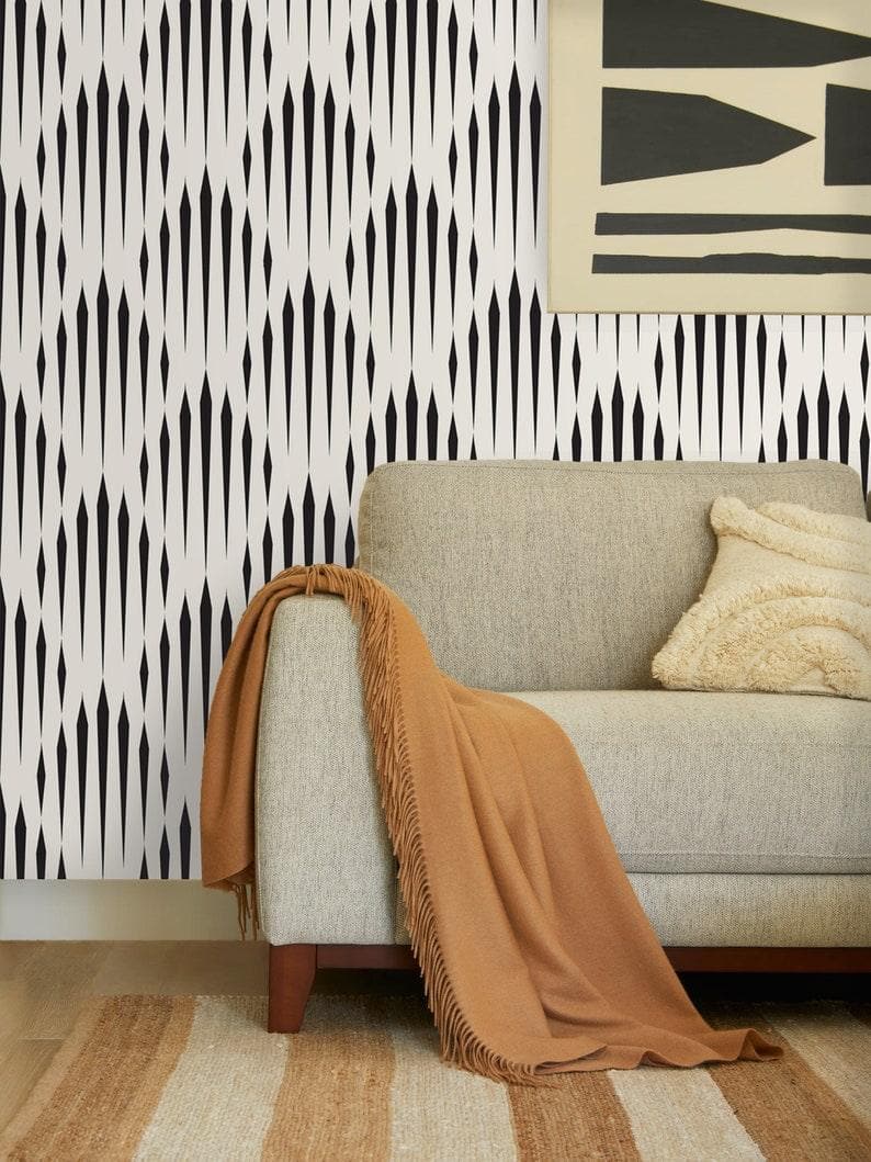 794x1059 Black and White Minimalist Illusion