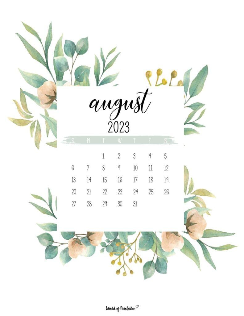 August 2023 Calendar Wallpapers - Top Free August 2023 Calendar